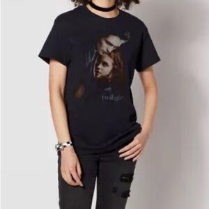 Twilight Edward & Bella Graphic Black T-Shirt